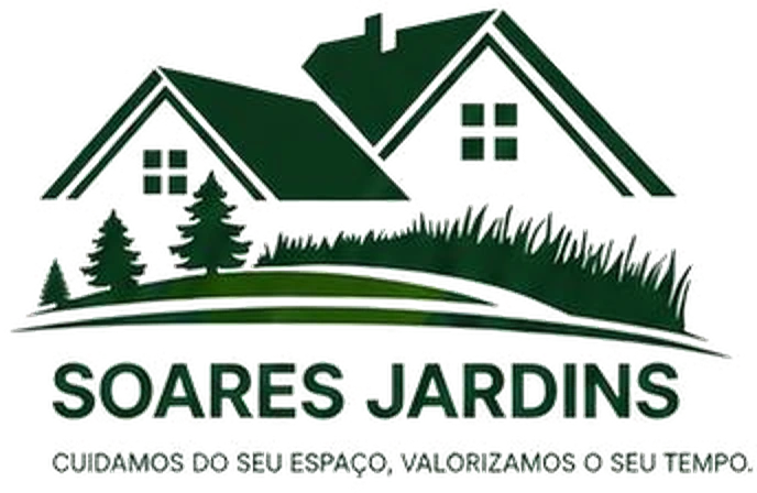 Logótipo Soares Jardins — empresa de construção e manutenção de jardins